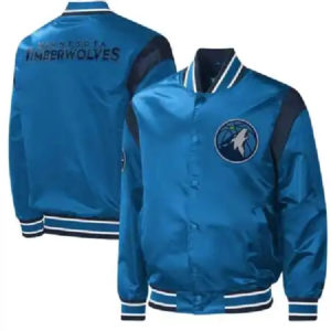 NBA Minnesota Timberwolves Starter Blue Force Play Varsity Jacket