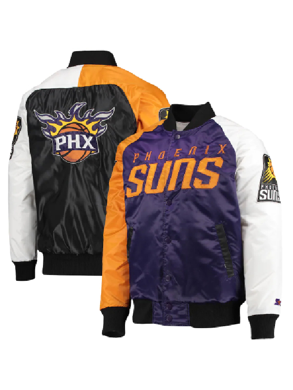 NBA Phoenix Suns Starter Tricolor Remix Raglan Jacket