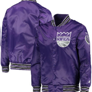 NBA Team Sacramento Kings The Diamond Classic Purple Jacket