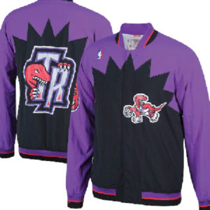 NBA Toronto Raptors Mitchell & Ness Hardwood Classics Authentic Purple Jacket