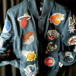 NBA Utah Jazz NBA G-III Collage Embroidered Front Snap Jacket