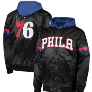 Philadelphia 76ers Starter NBA Team 75th Anniversary Varsity Hoodie Jacket