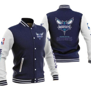 Charlotte Hornets NBA Team Baseball Varsity Jacket