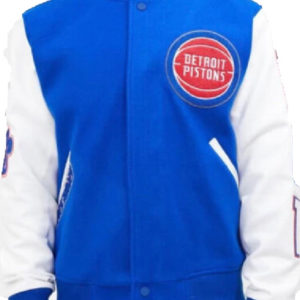 Detroit Pistons NBA Letterman Varsity Jacket