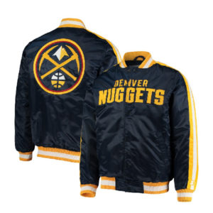 NBA Denver Nuggets Offensive Navy Varsity Jacket