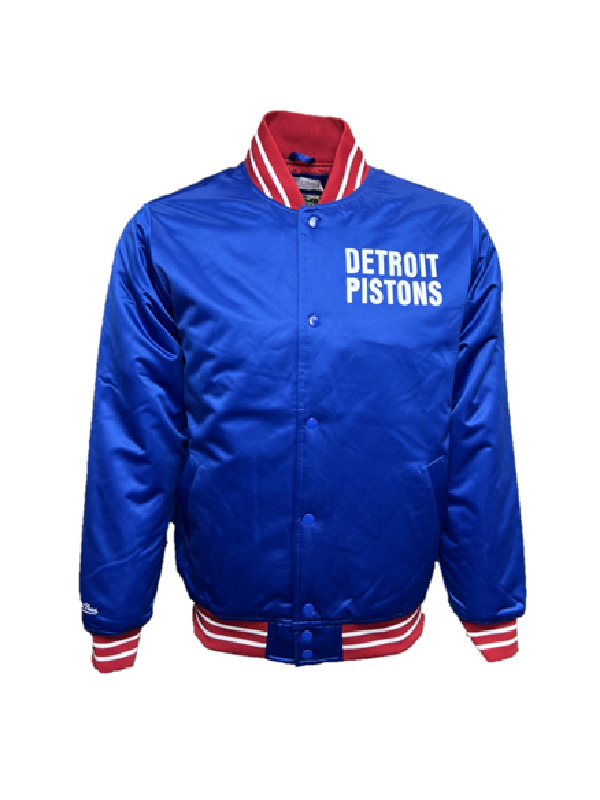 NBA Detroit Pistons Heavyweight Blue Jacket