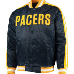 NBA Indiana Pacers Starter Navy The Offensive Varsity Jacket