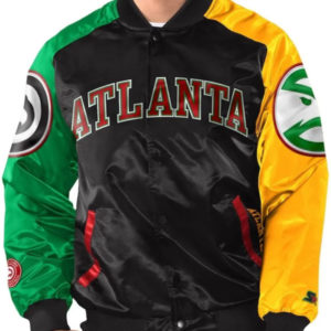 Atlanta Hawks Ty Mopkins Black And Red Jacket