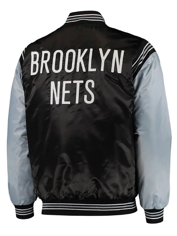 Brooklyn Nets The Enforcer Satin Jacket