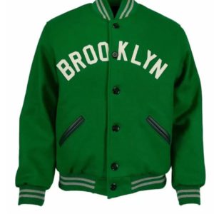 Brooklyn Nets Green Wool Jacket