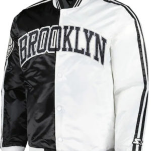 Brooklyn Nets Fast Break Satin Jacket