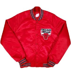 Chicago Bulls 80’s Red Bomber Jacket