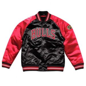 Chicago Bulls Chaqueta Hombre College Satin Jacket