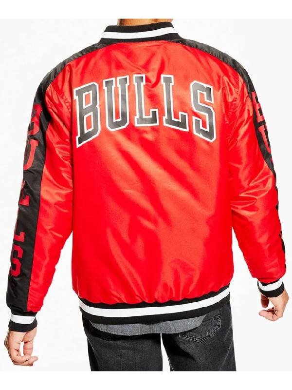 Chicago Bulls Superfans Red Bomber Jacket