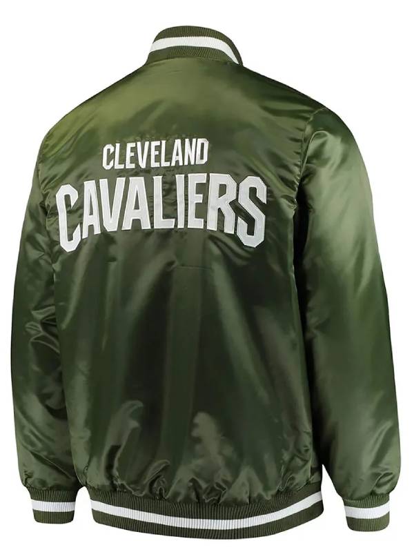 Cleveland Cavaliers Green Satin Jacket