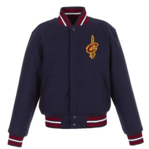 Cleveland Cavaliers Navy Blue Wool Jacket