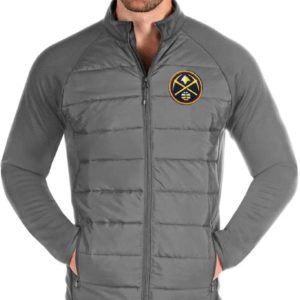 Denver Nuggets Altitude Grey Puffer Jacket