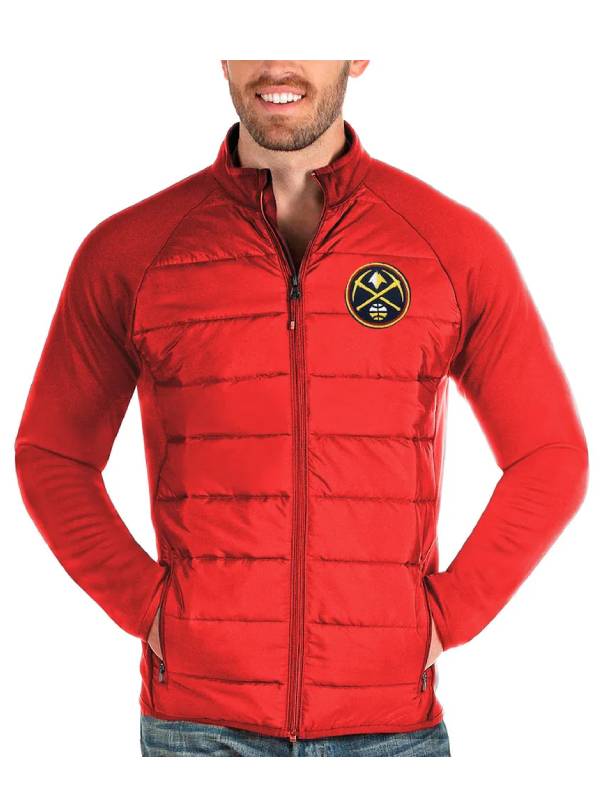 Denver Nuggets Altitude Red Puffer Jacket