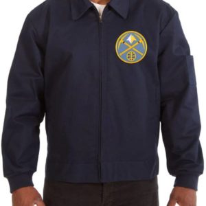 Denver Nuggets Workwear Blue Cotton Jacket