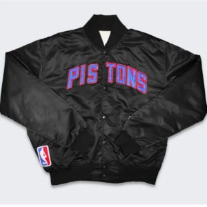 Detroit Pistons 80’s Black Jacket
