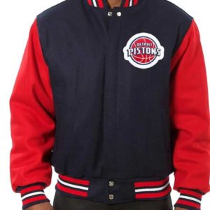Detroit Pistons Two-Tone Varsity Jacket