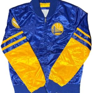 Golden State Warriors Blue And Gold Jacket