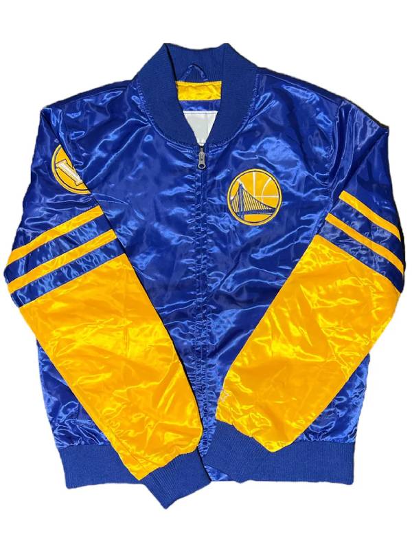 Golden State Warriors Blue And Gold Jacket