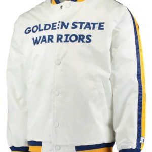 Golden State Warriors Defensive White Jacket