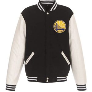 Golden State Warriors Domestic Black And White Jacket