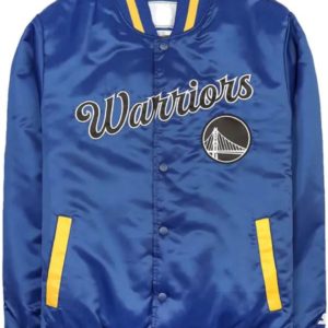 Golden State Warriors Exclusive Blue Satin Jacket