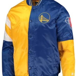 Golden State Warriors Leader Satin Jacket