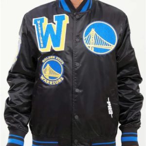 Golden State Warriors Mash Up Satin Jacket