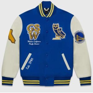 Golden State Warriors OVO Varsity Jacket