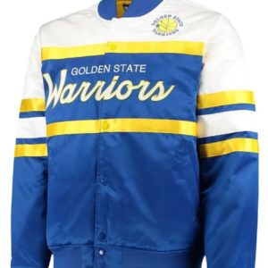 Golden State Warriors Special Script Satin Jacket