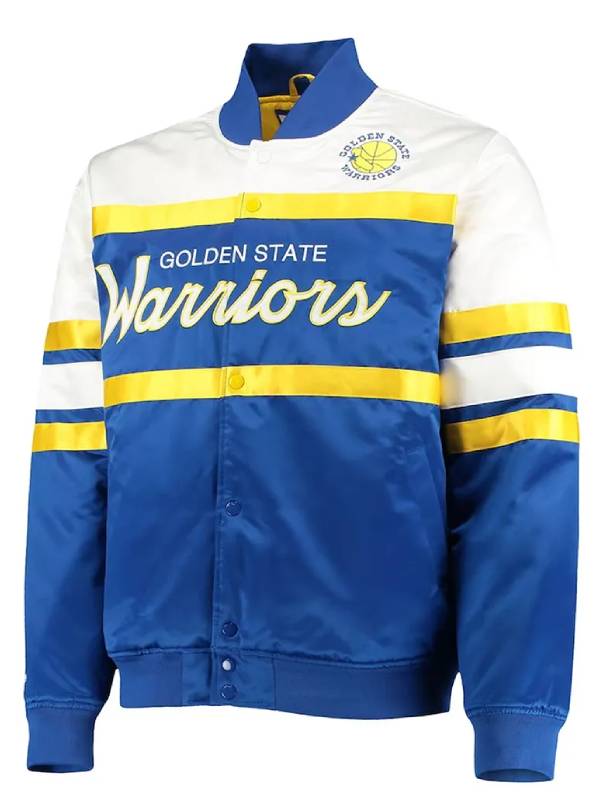 Golden State Warriors Special Script Satin Jacket