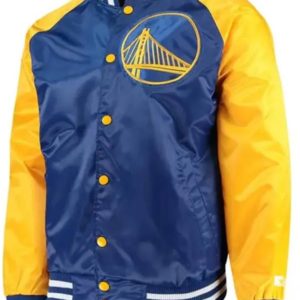 Golden State Warriors Varsity Satin Jacket