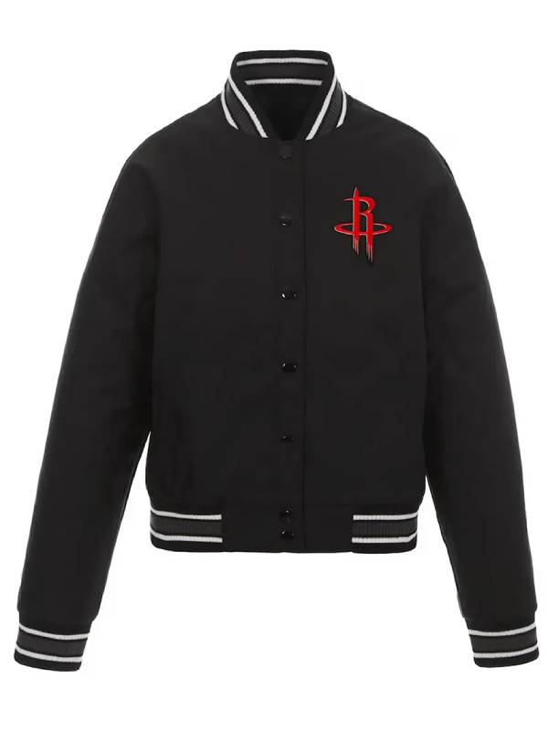 Houston Rockets Black Polyester Jacket