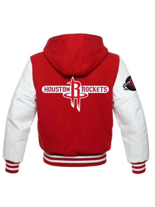 Houston Rockets Hooded Wool Varsity Jacket