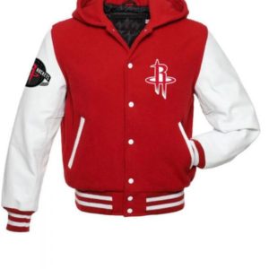 Houston Rockets Hooded Wool Varsity Jacket