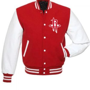 Houston Rockets Letterman Wool Jacket