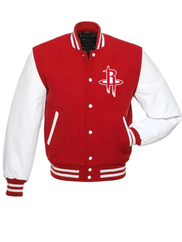 Houston Rockets Letterman Wool Jacket